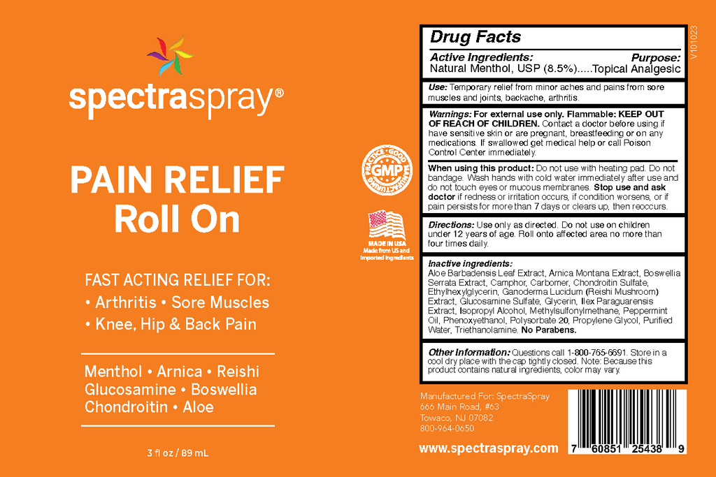 PAIN RELIEF Roll On; Arnica, Menthol, Glucosamine, Boswellia, Reishi + Chondroitin