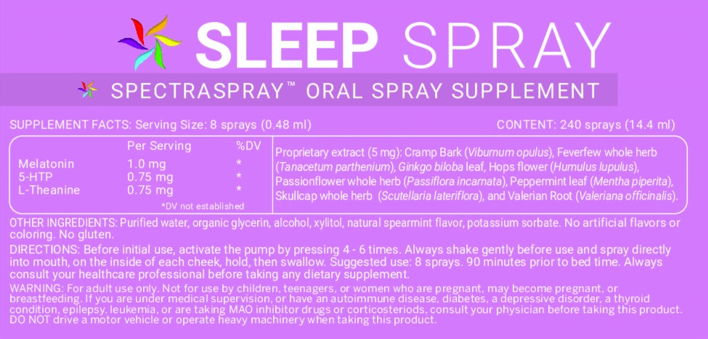 SLEEP - Melatonin Spray